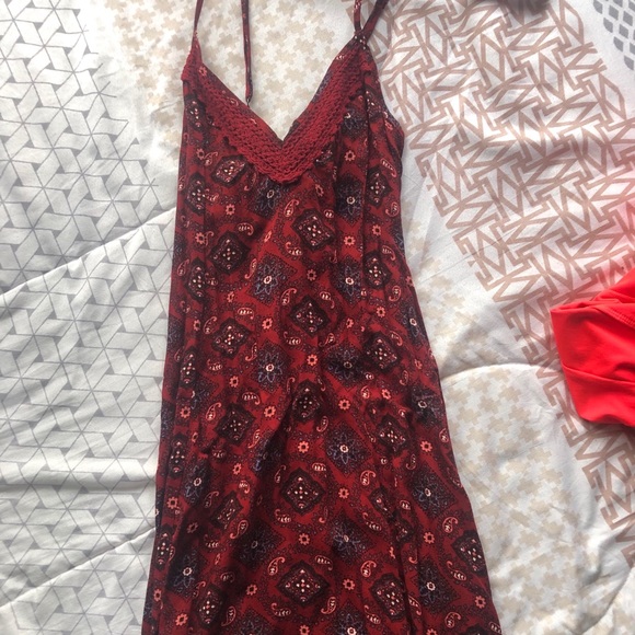 Red maxi dress - Picture 3 of 4